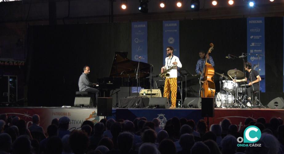 Concierto del saxofonista Ariel Brínguez en el Baluarte de la Candelaria. 