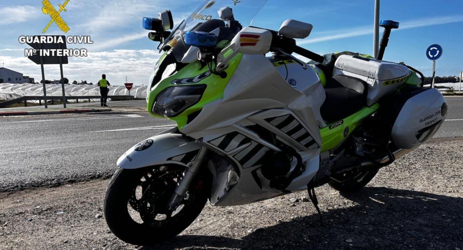 Imagen de archivo de una motocicleta de la Guardia Civil de Tráfico