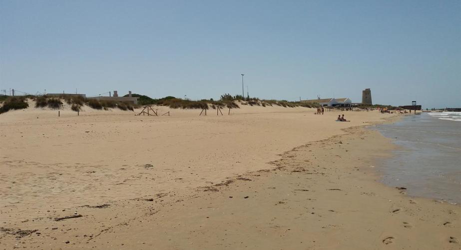 La playa de la localidad jandeña en una imagen de archivo