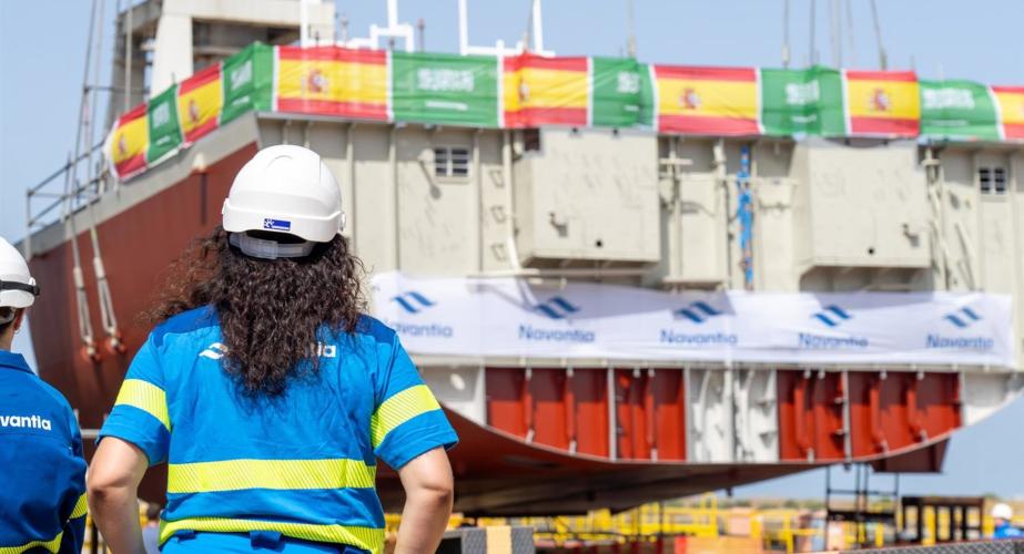 Colocación de la quilla para la primera corbeta del segundo programa firmado con Arabia Saudí.