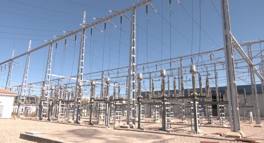 Subestación eléctrica en la provincia