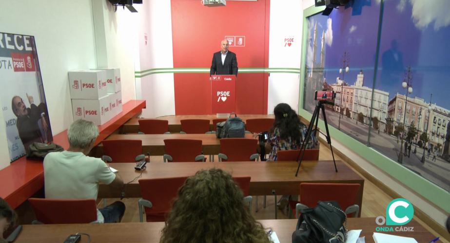 Un momento de la rueda de prensa de este lunes