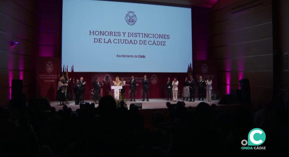 imagen de la ceremonia celebrada el pasado 2024 en la capital gaditana