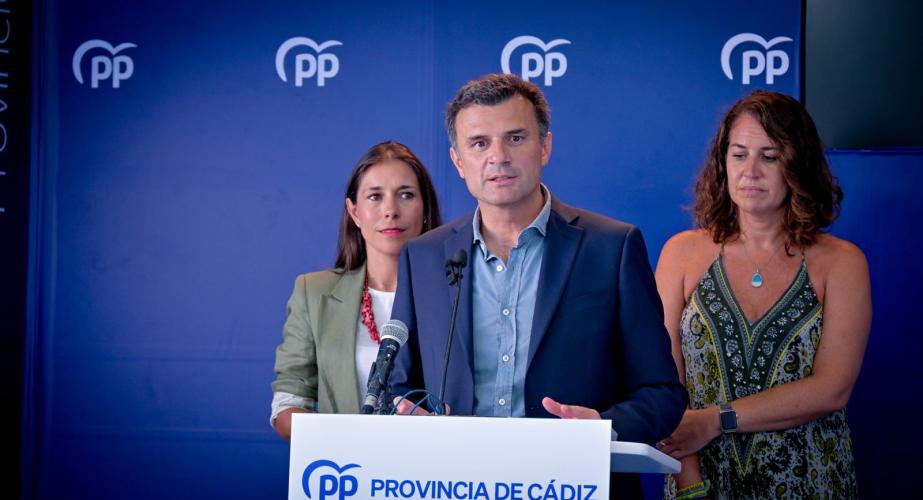 Un momento de la rueda de prensa de este martes en la sede de la formación