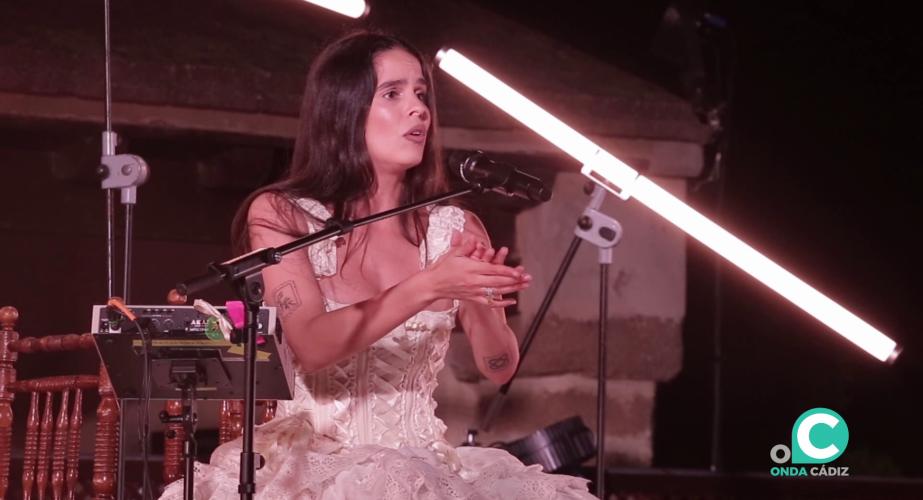 Ángeles Toledano en su cita durante el pasado fin de semana