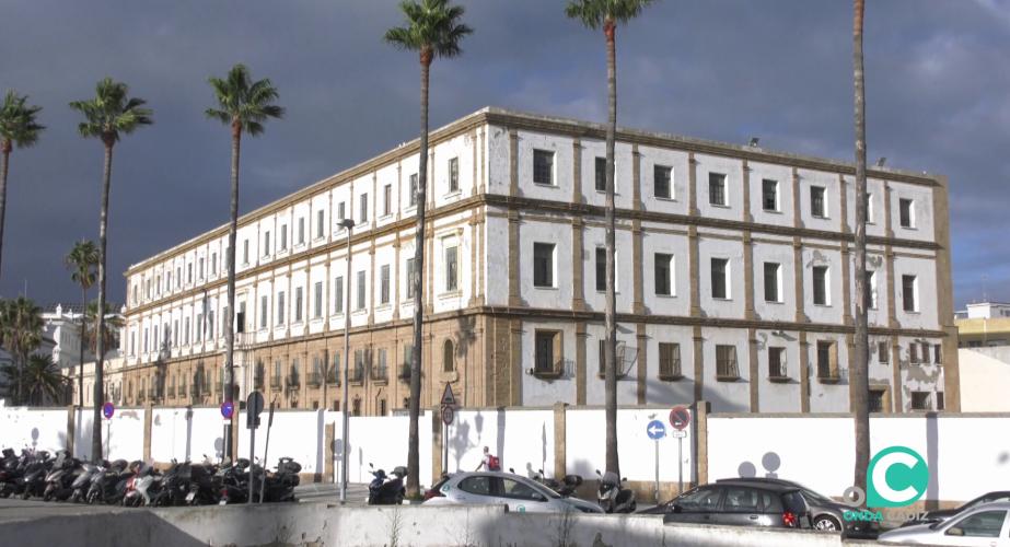 Vista del inmueble histórico
