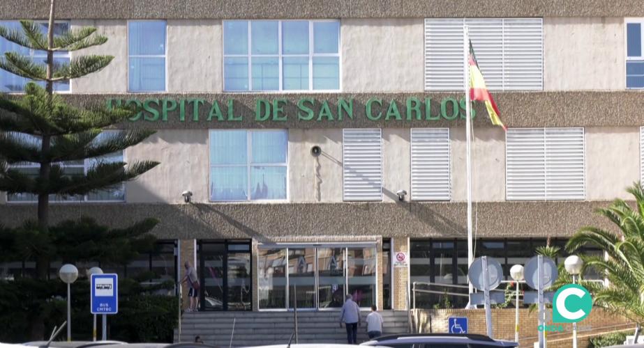 Fachada del hospital de San Carlos en San Fernando