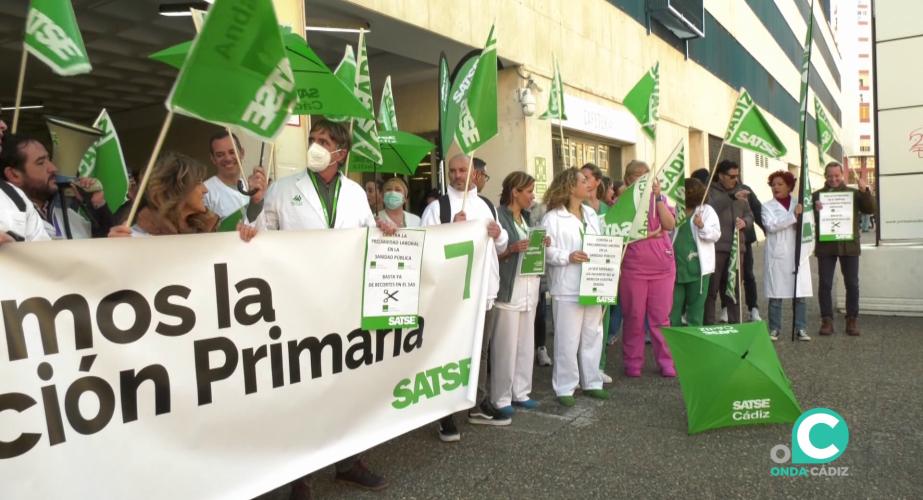 Movilización sindical en una imagen de archivo