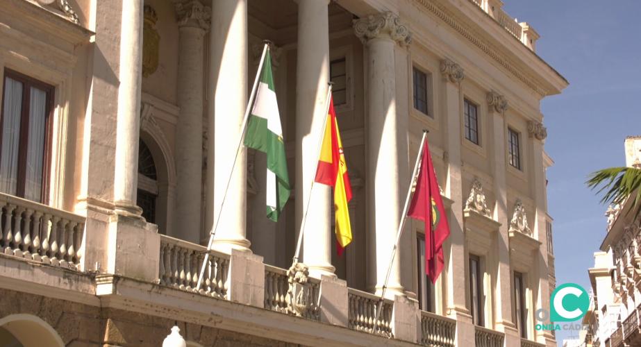 Fachada del Ayuntamiento de Cádiz
