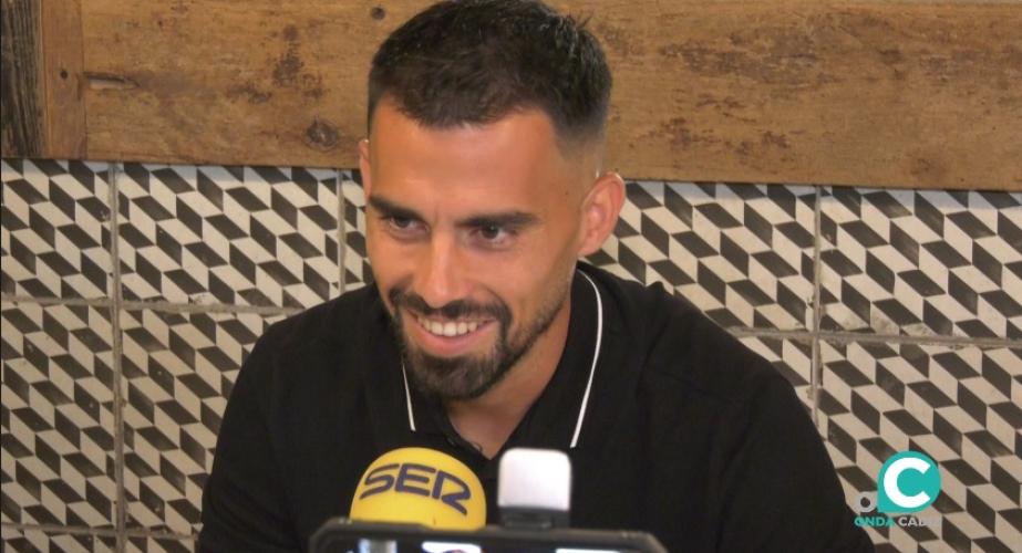 Suso durante el desarrollo de la entrevista