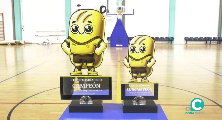 Imagen de los trofeos panaderos.