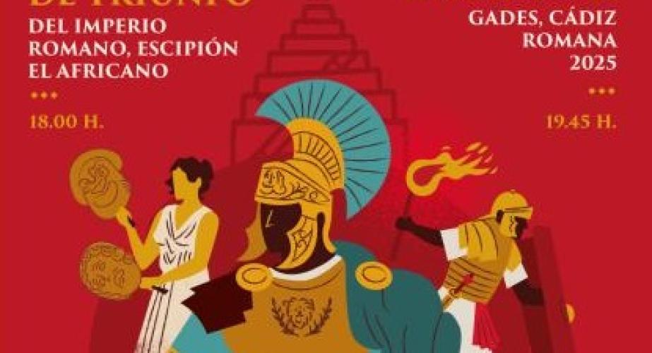 Cartel del espectáculo 'Comitiva de Triunfo del Imperio Romano, Escipión El Africano'.