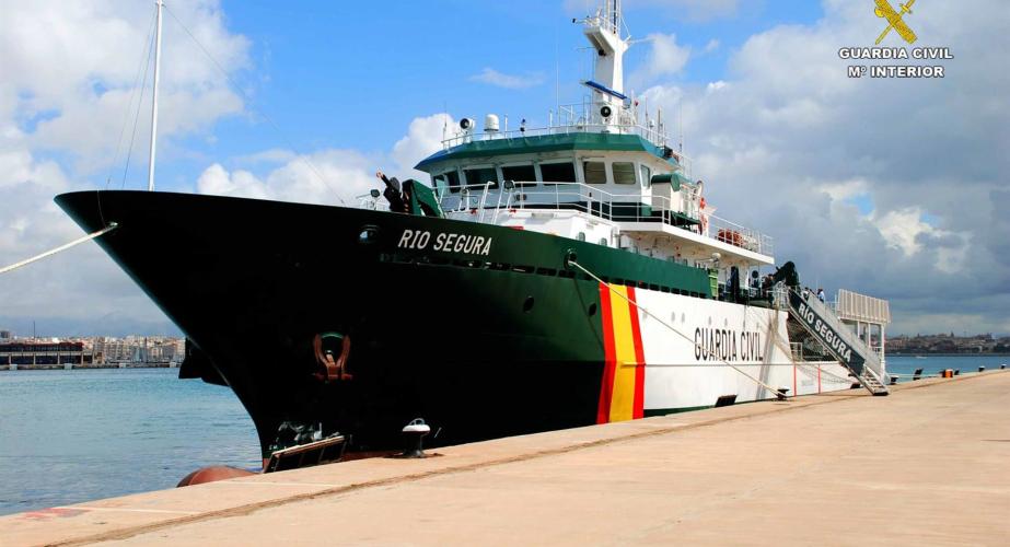 Imagen de archivo de un patrullero de la Guardia Civil 'Río Segura'.