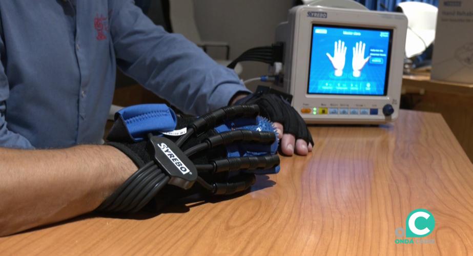 Detalle del nuevo instrumento que permitirá la realización de ejercicios terapéuticos personalizados.