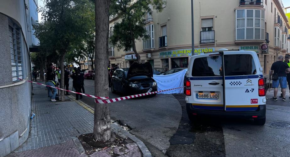 Imagen del accidente de tráfico producido esta mañana de jueves. 