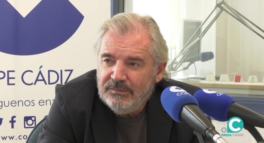 Manuel Vizcaíno durante la entrevista concedida a COPE Cádiz