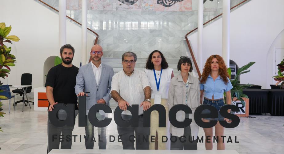 El jurado del certamen, este viernes en el ECCO