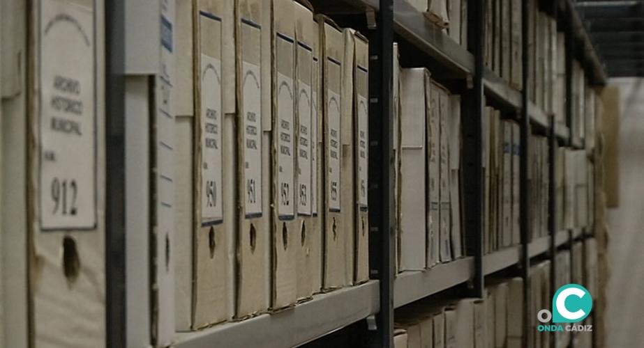 Interior del Archivo Histórico Municipal. 