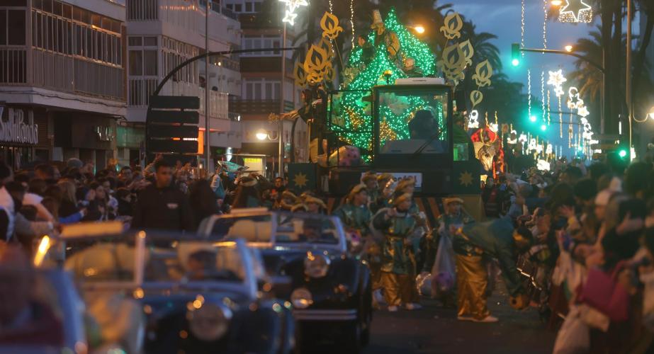 Cabalgata por la avenida el pasado mes de enero