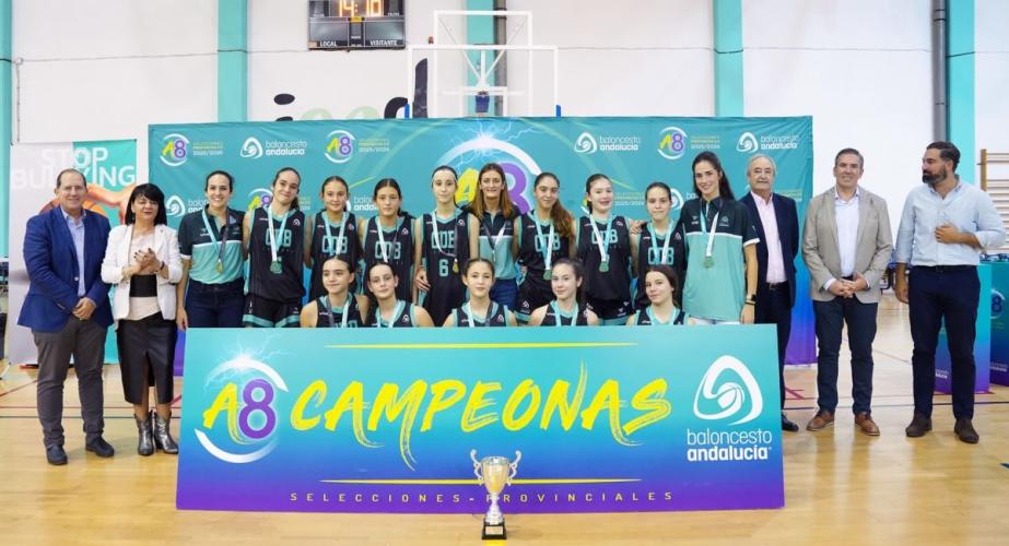Córdoba se proclama campeona del Campeonato de Andalucía A8 Infantil Femenino 2025 en Cádiz.