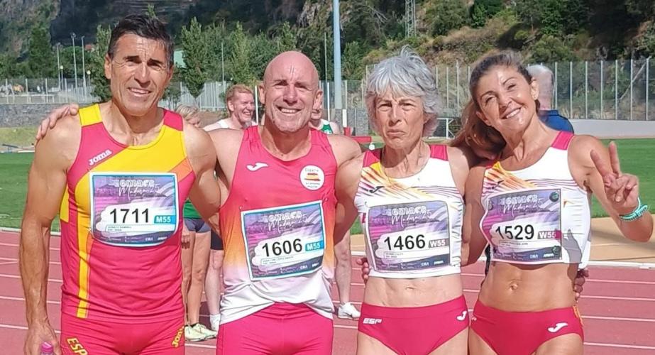 La atleta Carmen Franco se convierte en campeona de Europa Máster de relevos con la Selección Española.