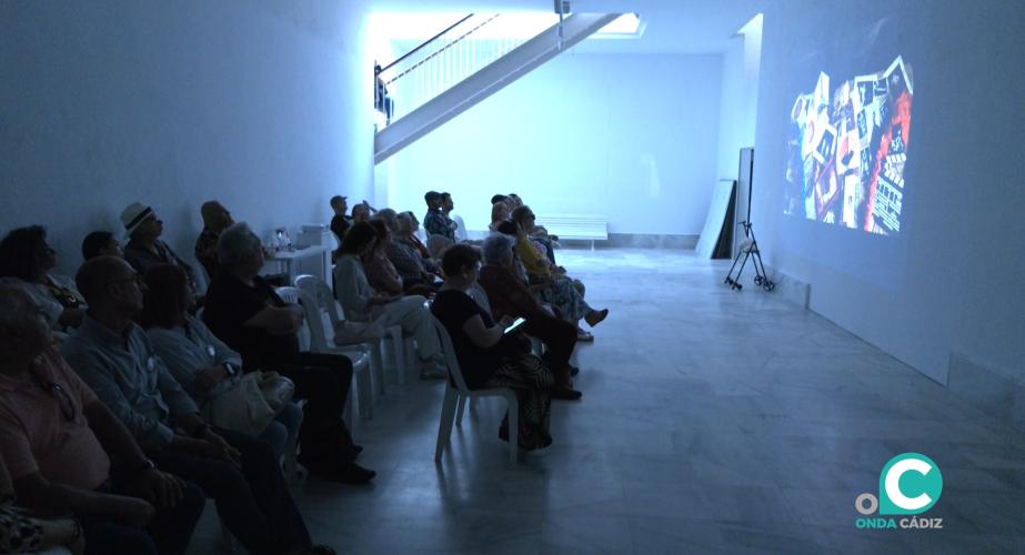 Momento de la proyección de 'La balada perdida' en el ECCO.
