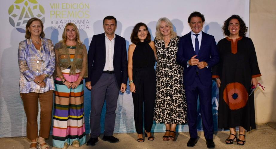 Los reconocidos tras la finalización del acto