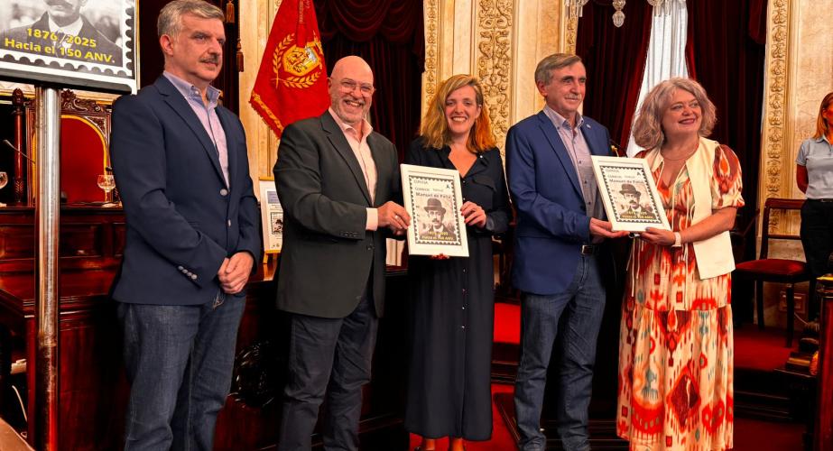 Un momento del acto celebrado en el Salón de Plenos del Ayuntamiento 