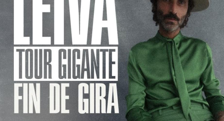 Cartel del concierto de Leiva dentro del Cádiz Music Stadium.