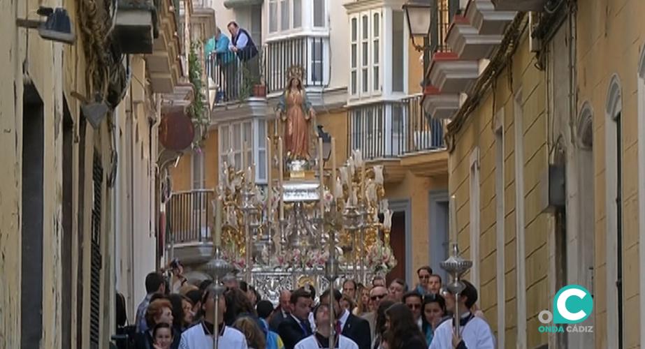 La imagen de María Milagrosa saldrá en procesión el próximo 28 de noviembre.
