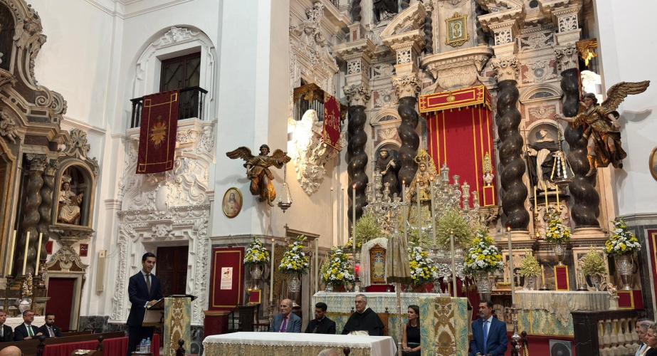 La iglesia de Santo Domingo ha acogido un año más la exaltación a la Patrona de la ciudad