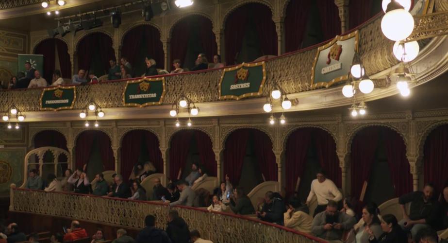 Palcos en el Teatro Falla durante el pasado concurso