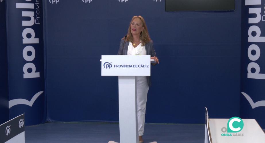 Lorente interviente en la rueda de prensa ante los medios este lunes