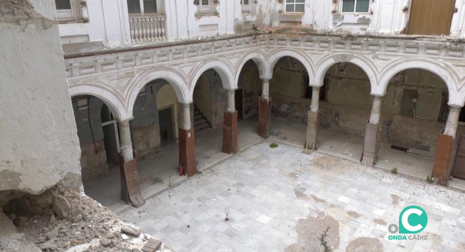 interior del inmueble del antiguo centro educativo