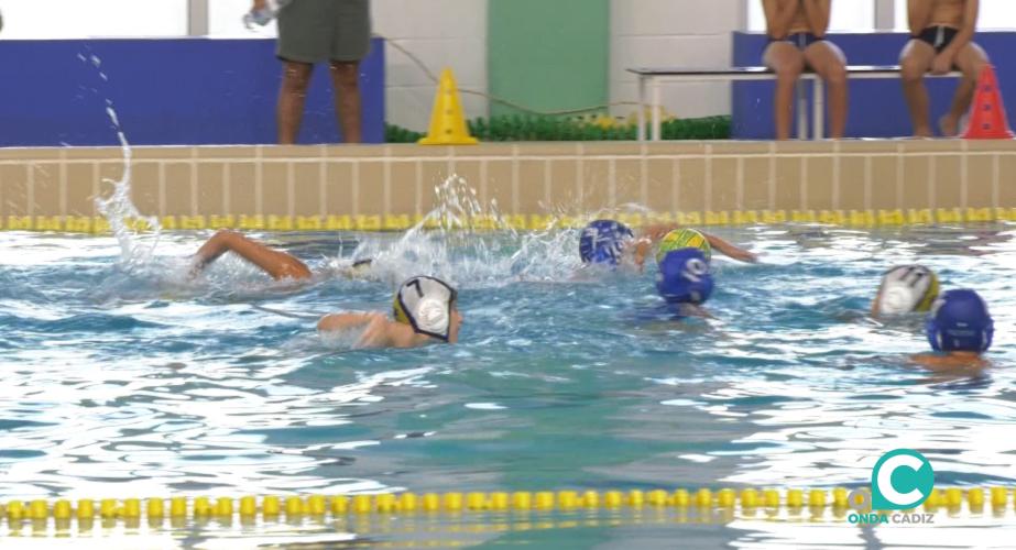 Partido del Club Waterpolo Cádiz. 