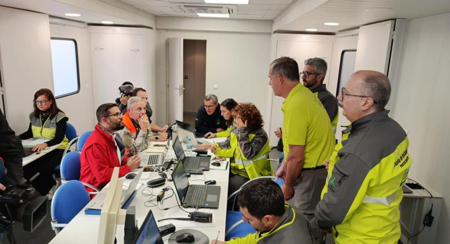 Imagen del Puesto de Mando Avanzado.