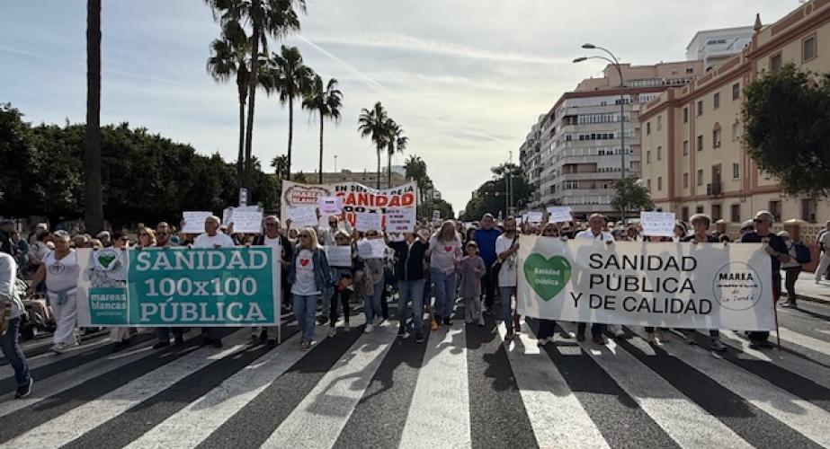 Marea Blanca en defensa de la Sanidad Pública