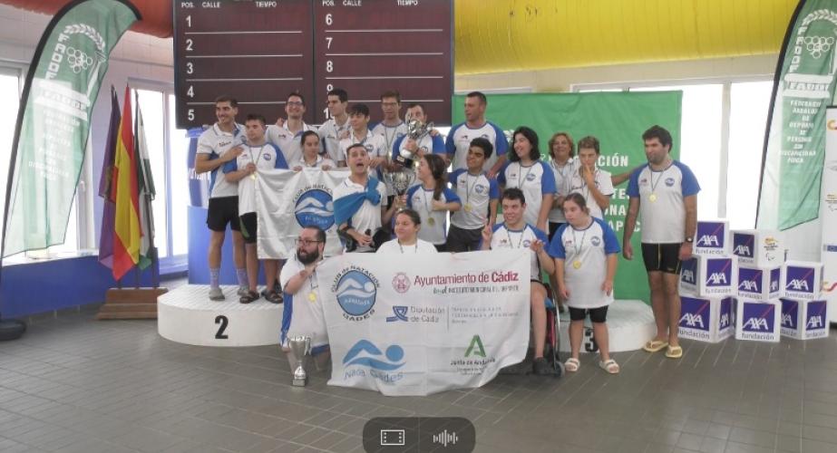 La piscina del pabellón Ciudad de Cádiz ha sido la sede el sábado por la tarde y el domingo de esta prueba deportiva