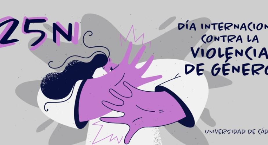 Cartel anunciador por el 25N en la Universidad