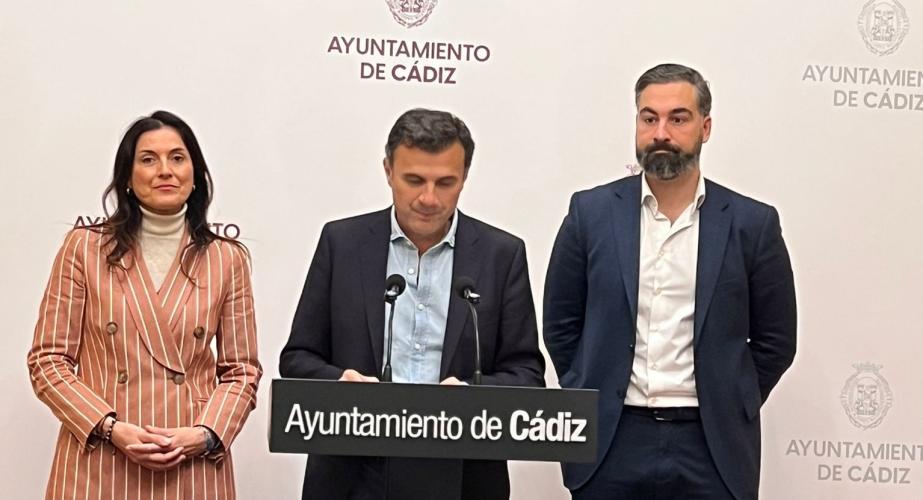 Bruno García, tras la Junta de Gobierno Local. 