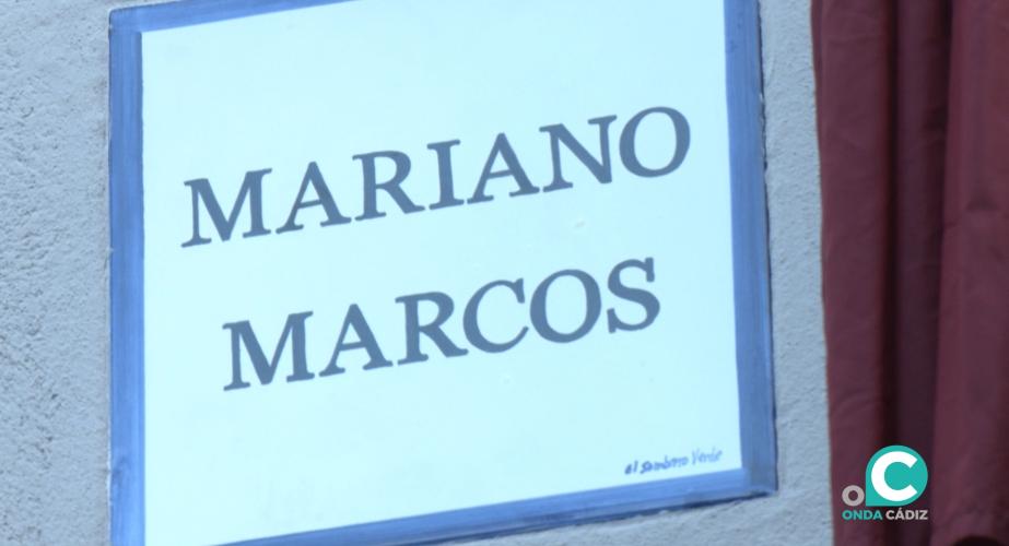 Este lunes se inauguró una nueva calle en la ciudad con el nombre del profesor Mariano Marcos. 