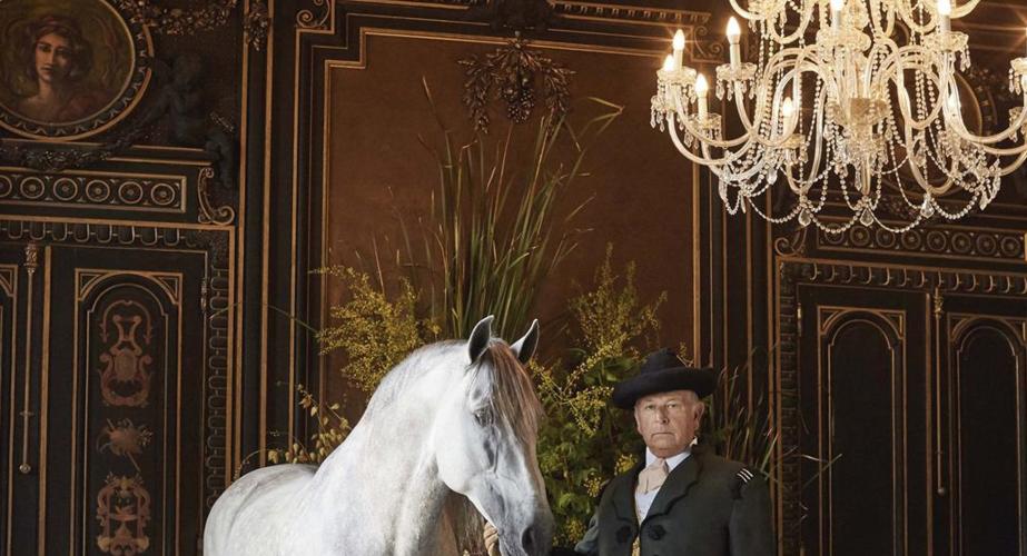 Álvaro Domecq en la Real Escuela de Arte Ecuestre en una imagen de archivo.