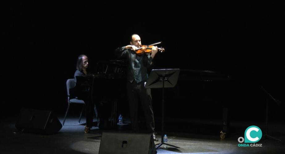 Imagen de la actuación del Jesús Reina Trío dentro del Festival de Música Española de Cádiz.