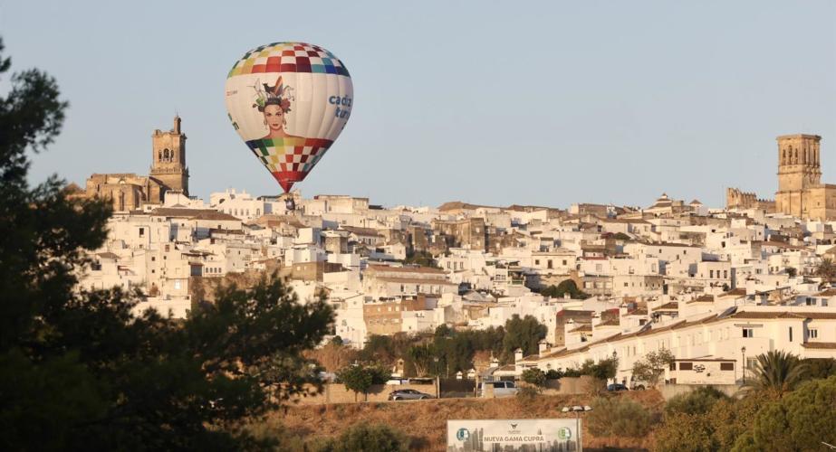Una foto aérea de Arcos de la Frontera.