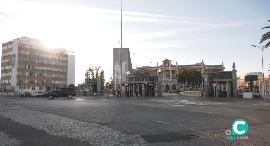 Muelle de la ciudad de Cádiz. 
