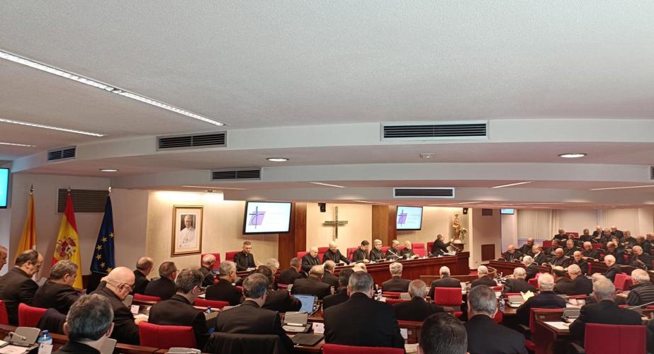 Los obispos reunidos en Asamblea Plenaria, este martes 18 de noviembre.