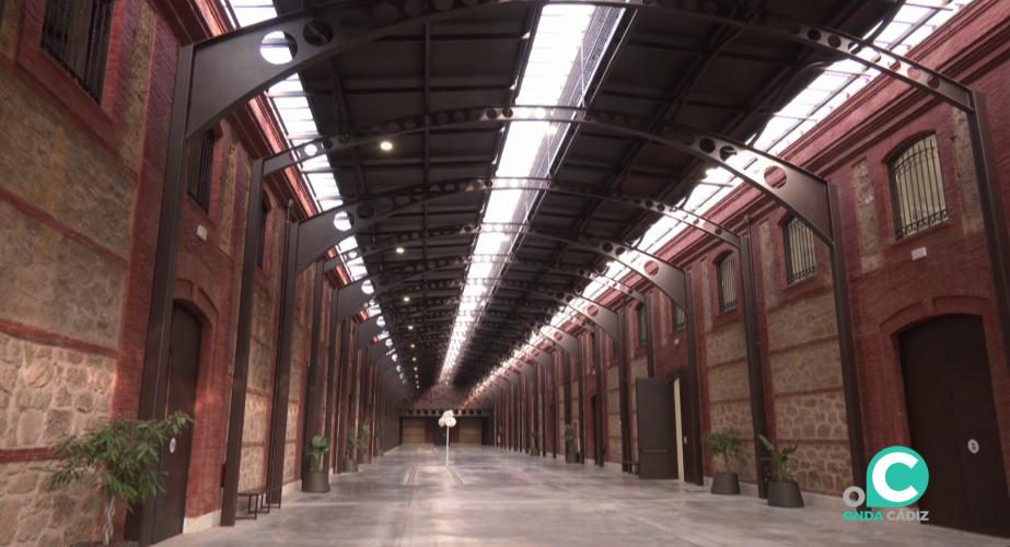 Detalle de una de las naves de la edficación