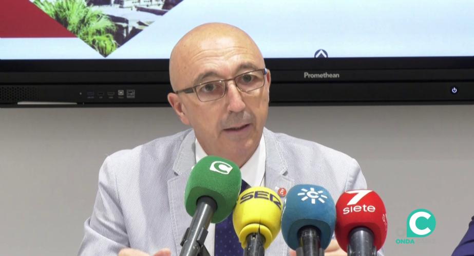 Cabeza de Vaca, durante una rueda de prensa en una imagen de archivo