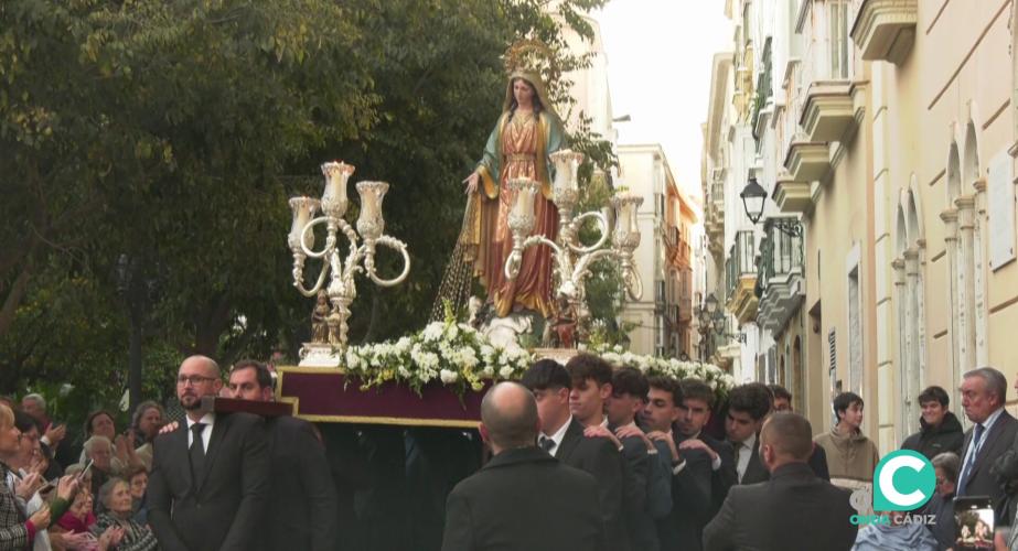 Traslado de María Milagrosa desde la residencia de las Hermanas de la Caridad 