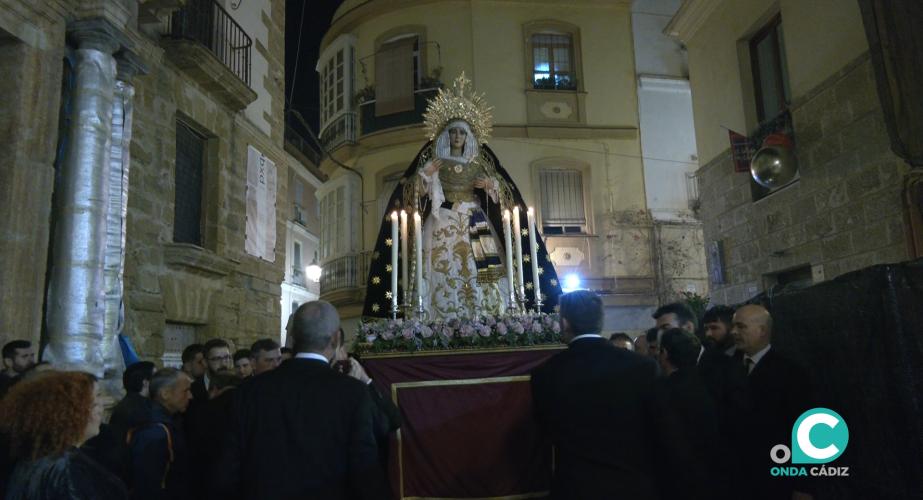Traslado de la imagen de Nuestra Señora del Buen Fin a la Catedral de Cádiz. 